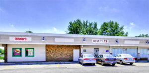 Parking and Tenant Storefronts